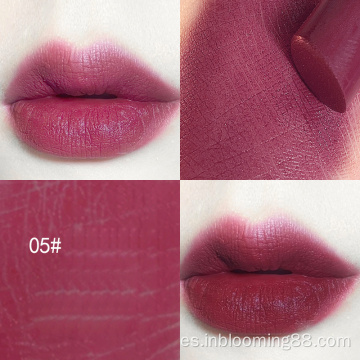 6 colores de etiqueta privada barata Matte Lipstick impermeable